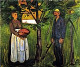 Edvard Munch Fertility II painting